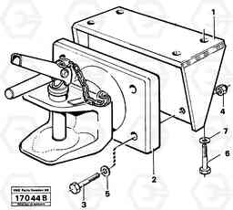 22839 Draft hook 98565, 90392 A25 VOLVO BM VOLVO BM A25, Volvo Construction Equipment