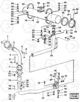 87000 Exhaust system for underground version 861 861, Volvo Construction Equipment