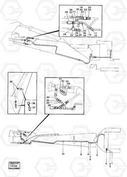 30155 Impact excavator shovel tap. 99194 616B/646 616B,646 D45, TD45, Volvo Construction Equipment