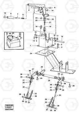 22211 Hand brake 616B/646 616B,646 D45, TD45, Volvo Construction Equipment