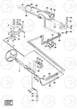 97864 Steering system 616B/646 616B,646 D45, TD45, Volvo Construction Equipment