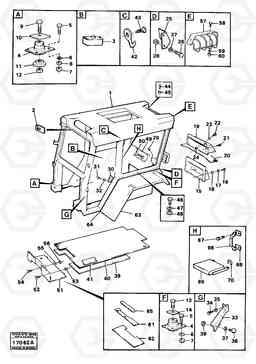 15949 Operator's cab 616B/646 616B,646 D45, TD45, Volvo Construction Equipment