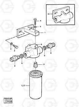 21888 Oil filter 861 861, Volvo Construction Equipment