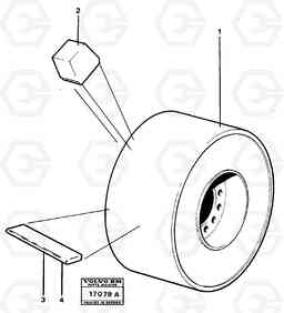 31060 Compaktor wheels. L160 VOLVO BM L160, Volvo Construction Equipment