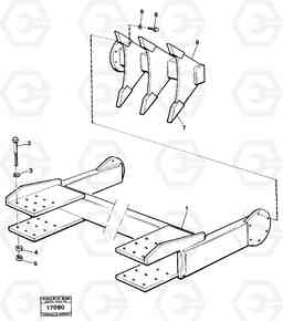 29894 Wheel cleaner for 99286 99303 4600 4600, Volvo Construction Equipment