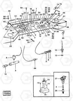 91777 Instruments and instrument panel Tillv Nr 2278- 4200 4200, Volvo Construction Equipment