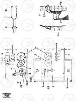 1100 Instruments and instrument panel 99390 Tillv.nr 2224- 4200 4200, Volvo Construction Equipment