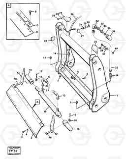 23292 Hydraulic attachment bracket 4600 4600, Volvo Construction Equipment