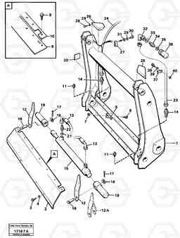 40652 Hydraulic tool bar. L160 VOLVO BM L160, Volvo Construction Equipment
