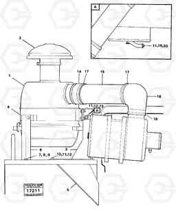 101903 Air cleaner 99297, 99299, 99817 4400 4400, Volvo Construction Equipment