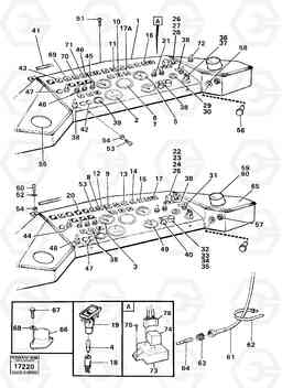 61747 Instruments  and instrument panel Prod Nr 33201, 33202 4400 4400, Volvo Construction Equipment