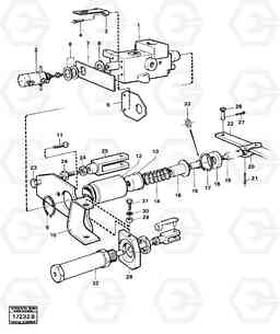 181 Spool control for tipping valve 99158, 99671 5350 5350, Volvo Construction Equipment