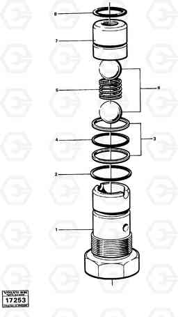 11135 Shifting valve 5350 5350, Volvo Construction Equipment