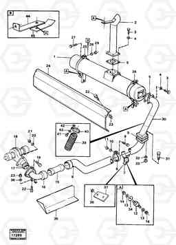 95998 Exhaust system tillv nr 1460-1616 Prod Nr 37000 5350 5350, Volvo Construction Equipment