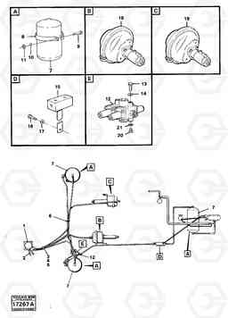 33614 Pneumatic system,front components Tillv.nr 1722- 4500 4500, Volvo Construction Equipment