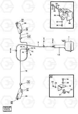 11373 Hydraulic system rear Tillv.nr 1722- 4500 4500, Volvo Construction Equipment