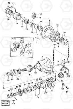 16959 Final gear 5350 5350, Volvo Construction Equipment