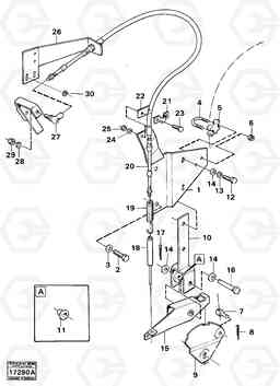 2094 Shift mechanism with lockprod nr 37004 Tillv Nr 1800- 5350 5350, Volvo Construction Equipment