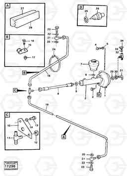 34503 Hydraulic brake system trailer. tillv nr 1800- 5350 5350, Volvo Construction Equipment