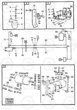 97468 Feed lines 5350B Volvo BM 5350B SER NO 2229 - 3999, Volvo Construction Equipment