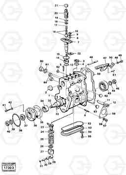 90928 Fuel injection pump, cmplprod nr 16207,16308,16309 616B/646 616B,646 D45, TD45, Volvo Construction Equipment