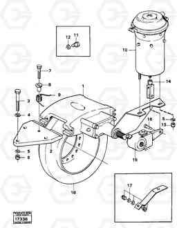 24377 Universal joint brake tillv nr 1800- 5350 5350, Volvo Construction Equipment