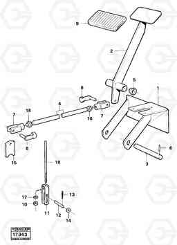 41711 Brake system 99528 616B/646 616B,646 D45, TD45, Volvo Construction Equipment