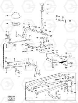 98374 Steering and gear control99528 616B/646 616B,646 D45, TD45, Volvo Construction Equipment