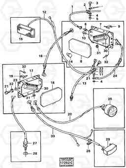 34559 Electrical system,trailer A25 VOLVO BM VOLVO BM A25, Volvo Construction Equipment