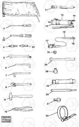 52140 Tools 5350B Volvo BM 5350B SER NO 2229 - 3999, Volvo Construction Equipment