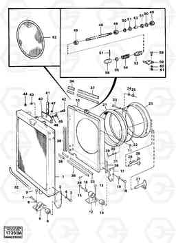 27196 Radiator with fitting parts Tillv Nr 2276- 4500 4500, Volvo Construction Equipment