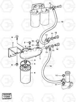 83152 Extra fuel filter 99368 5350 5350, Volvo Construction Equipment