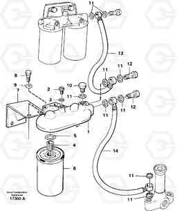 88811 Extra fuel filter 90520 Std Usa A25 VOLVO BM VOLVO BM A25, Volvo Construction Equipment