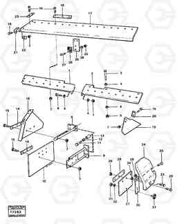 84403 Mudguards,rear 99692,99693 5350 5350, Volvo Construction Equipment