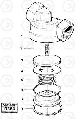 23375 Quick-release valve 5350 5350, Volvo Construction Equipment