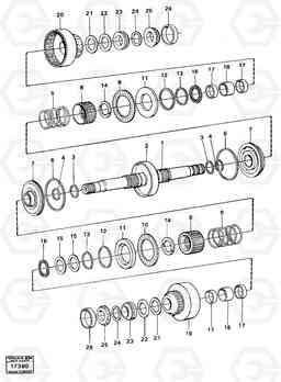 22000 Clutches forward and reverse Tillv Nr 2601- 4500 4500, Volvo Construction Equipment