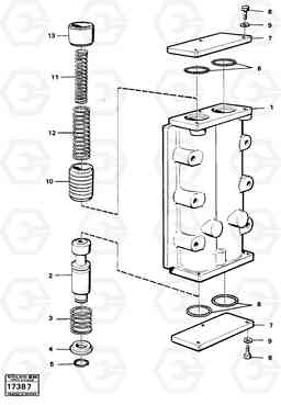 22002 Valve section 4500 4500, Volvo Construction Equipment