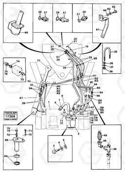 98350 Steering system prod nr 33307,33308, 33313 4500 4500, Volvo Construction Equipment