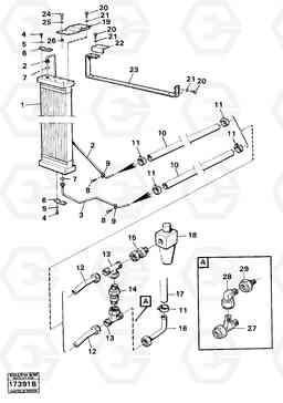 102074 Oil cooler 99713 4500 4500, Volvo Construction Equipment