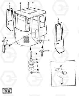 16381 Operator's cab 4200 4200, Volvo Construction Equipment