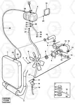 78092 Cooling system tillv nr 2425- 4200 4200, Volvo Construction Equipment