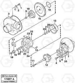 19311 Turbo charger L70 L70 S/N -7400/ -60500 USA, Volvo Construction Equipment