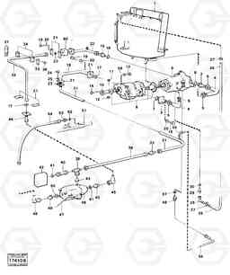 77654 Two-stage hydraulics 99739 616B/646 616B,646 D45, TD45, Volvo Construction Equipment