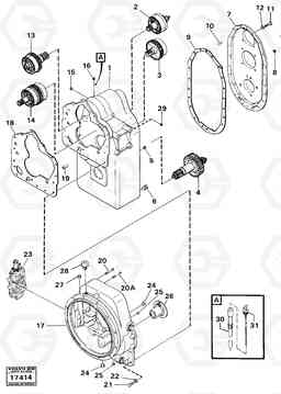 61745 Transmission 6-speed gear transmission 4200 4200, Volvo Construction Equipment