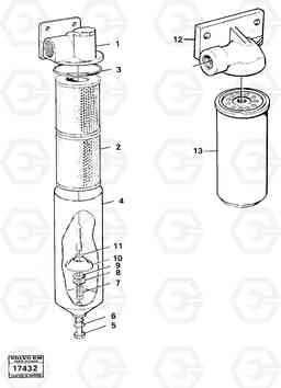 18549 Oil filter 4300 4300, Volvo Construction Equipment