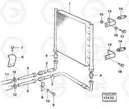 103416 Oil-cooler 99655 4200 4200, Volvo Construction Equipment