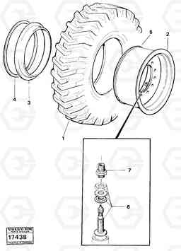 18718 Wheel equipment, trailer 861 861, Volvo Construction Equipment