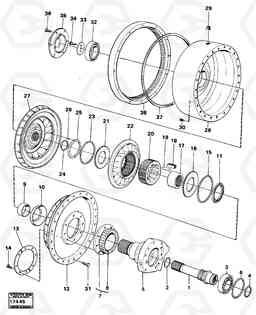 27974 Torque converter tillv nr 59408 - 861 861, Volvo Construction Equipment