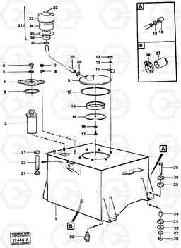 28290 Hydraulic tank L120 Volvo BM L120, Volvo Construction Equipment