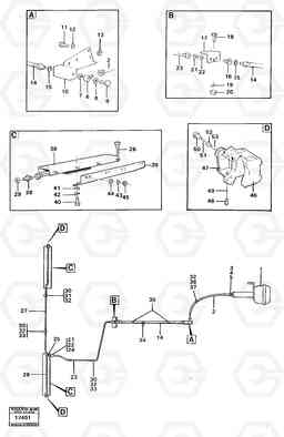 17529 Hydraulic system front Tillv No 4526- 4400 4400, Volvo Construction Equipment